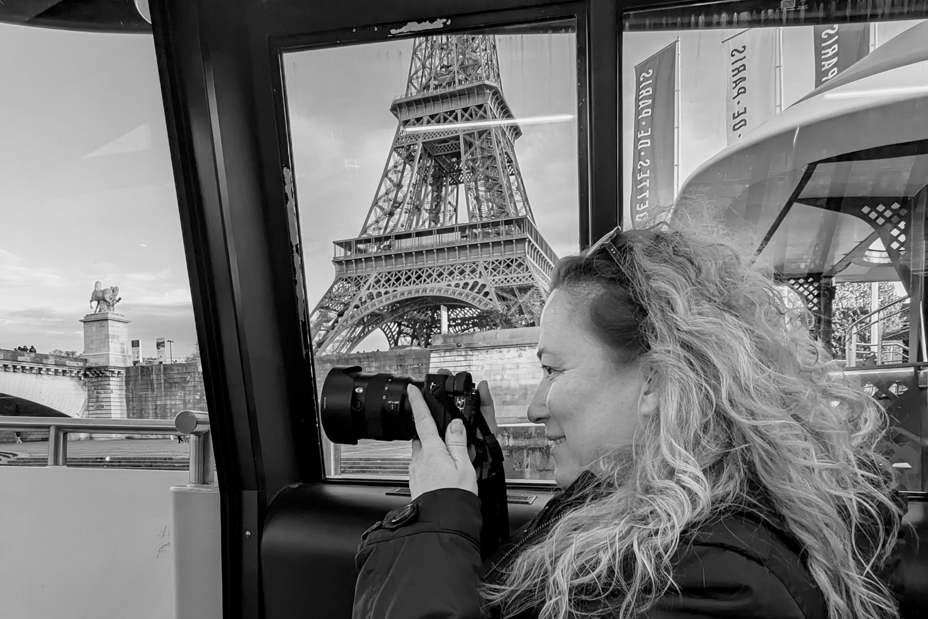 Blick auf den Eiffelturm vom Schiff "Vedettes de Paris" / Foto: NDOZ