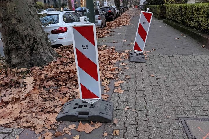 Radweg an der Kaiserswerther Straße © ADFC Düsseldorf