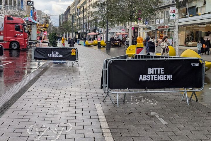 Schadowstraße, Düsseldorf / Foto: ADFC Düsseldorf 