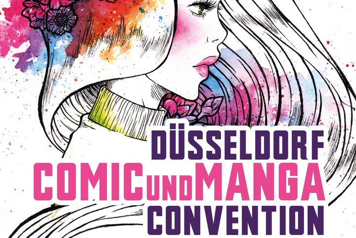 COMIC UND MANGA-CON DÜSSELDORF IM WELTKUNSTZIMMER am 5.2.2022 /Plakat, Illustration © steffanie.art