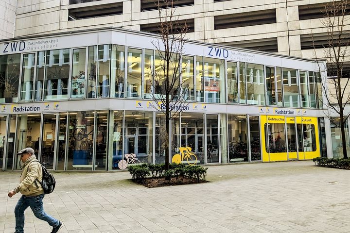 ZWD - Radstation am Hauptbahnhof Düsseldorf / Foto: NDOZ