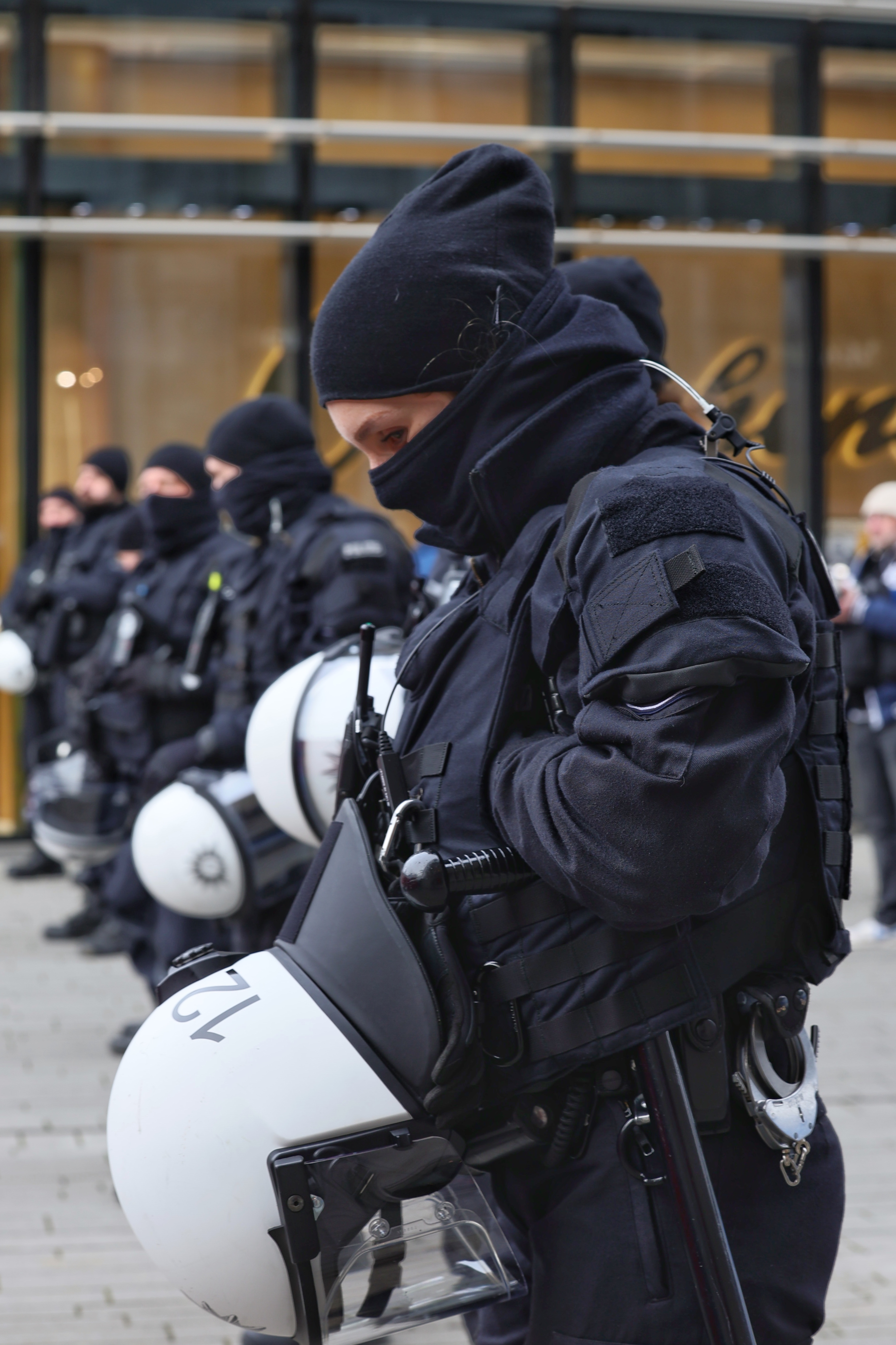 Impressionen von der Demo gegen AFD am 15.02.2025 in Düsseldorf / Foto: Klaus von Jackelmann